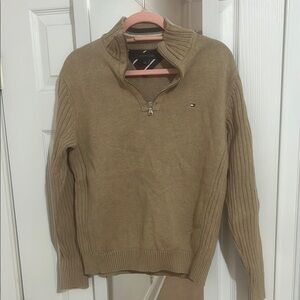 Tommy Hilfiger Men's Essential Quarter-Zip Pullover Knit Sweater